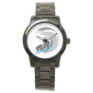 Surfning Lejon White Watch Armbandsur