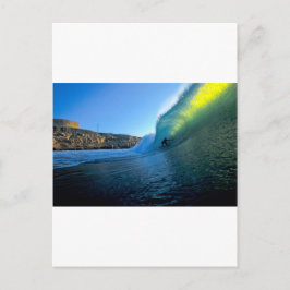 Surfning perfekt wave Panic Point Peru Vykort