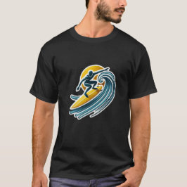 Surfning som fångar en våg T-shirt