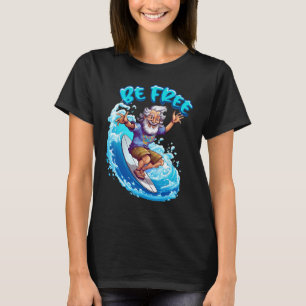 Surfning Sommaravacation Surfer Ocean Beach T Shirt