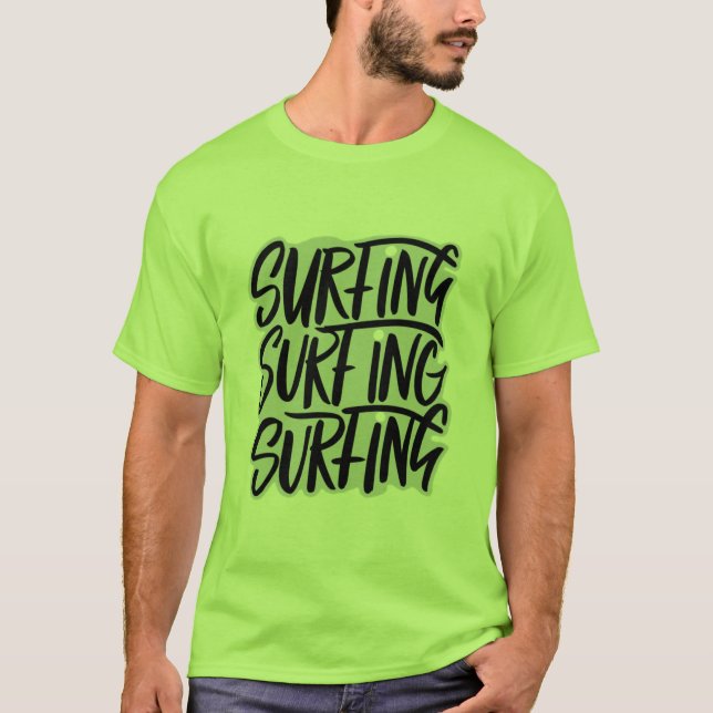 Surfning T Shirt (Framsida)