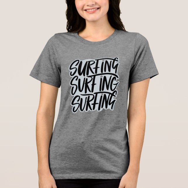 Surfning T Shirt (Framsida)