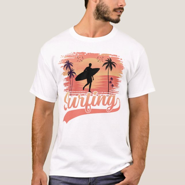 Surfning T Shirt (Framsida)