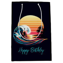 Surfning vid solnedgång