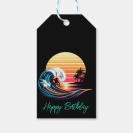Surfning vid solnedgång- presentetikett