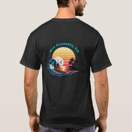 Surfning vid solnedgång t shirt