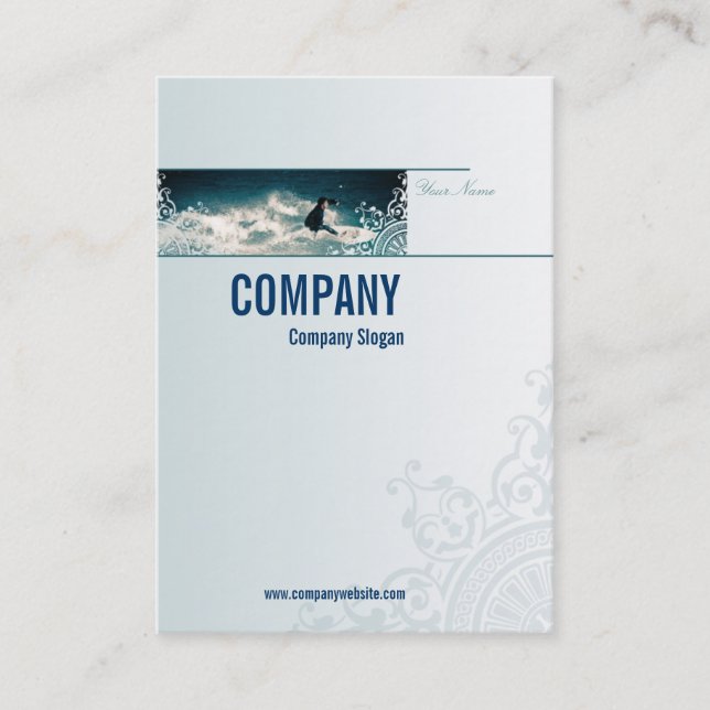 Surfning Visitkort (Framsida)