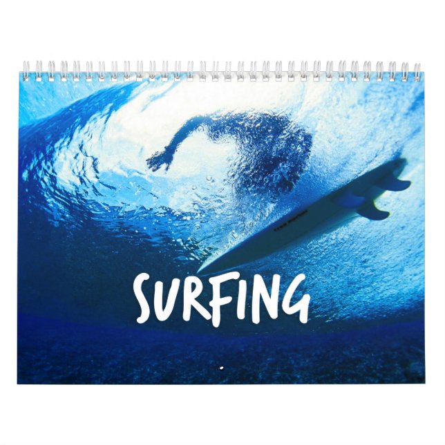 Surfning Wall Calendar Kalender (Omslag)