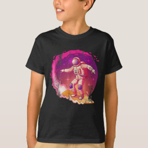 Surfområde Ocean Surfer Idea Astronaut T Shirt