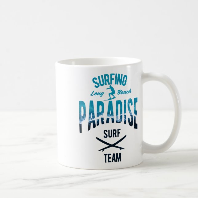 Surfparadis Long Beach Surf Team Wave Rider D Kaffemugg (Höger)