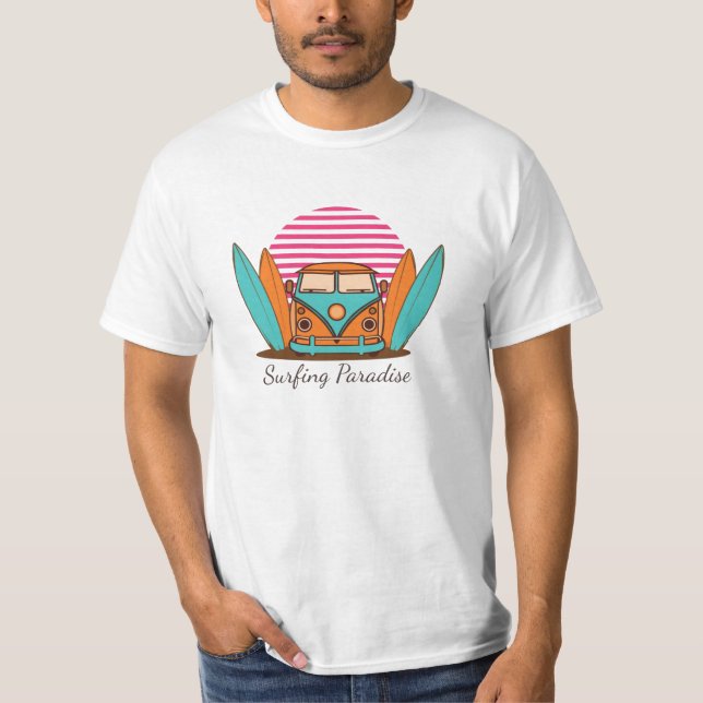 Surfparadis T Shirt (Framsida)