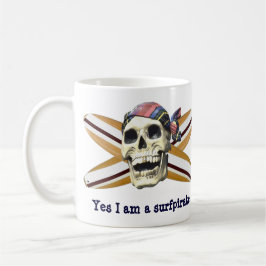 "" surfpiratemuggen kaffemugg