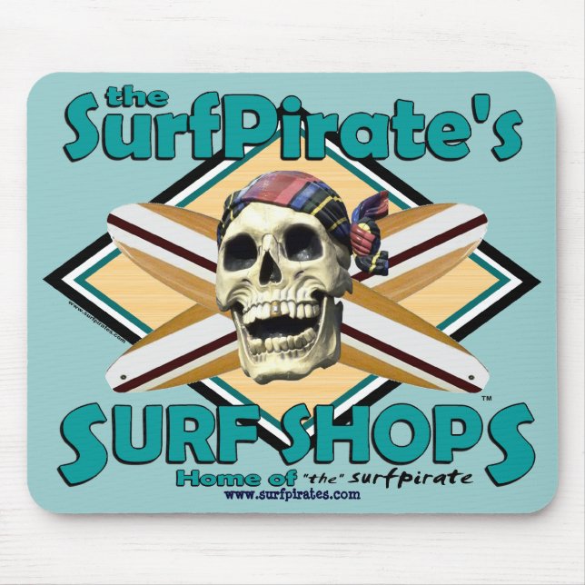 "" surfpiraten Mousepad Musmatta (Framsidan)
