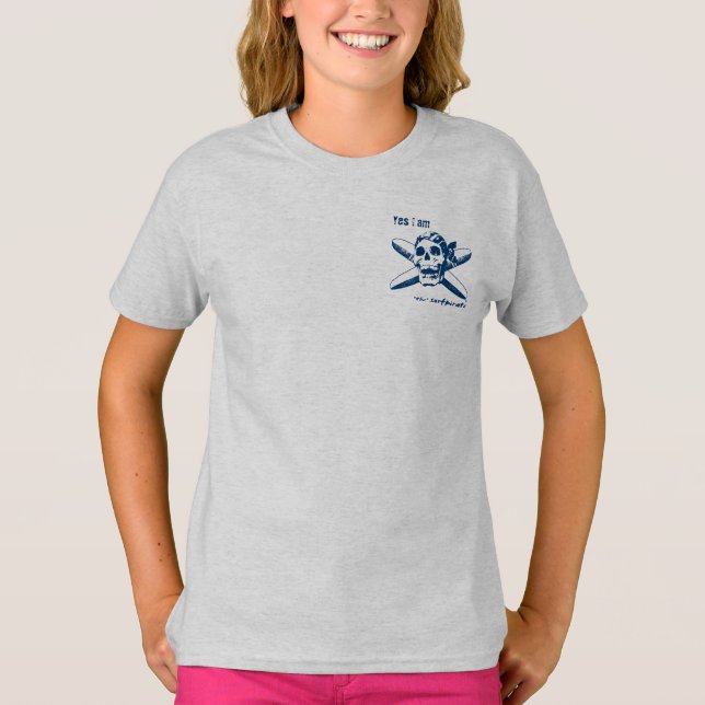 "" surfpiraten tee (Framsida)