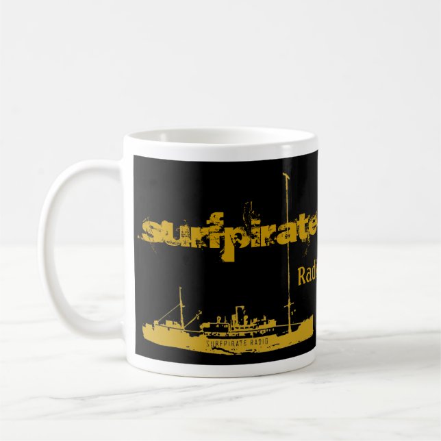 surfpirateRADIO pricker com Kaffemugg (Vänster)