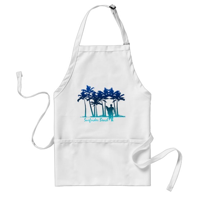 Surfrider Beach kockförkläde Förkläde (Framsidan)