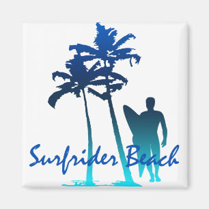 Surfrider Beach Magnets Magnet