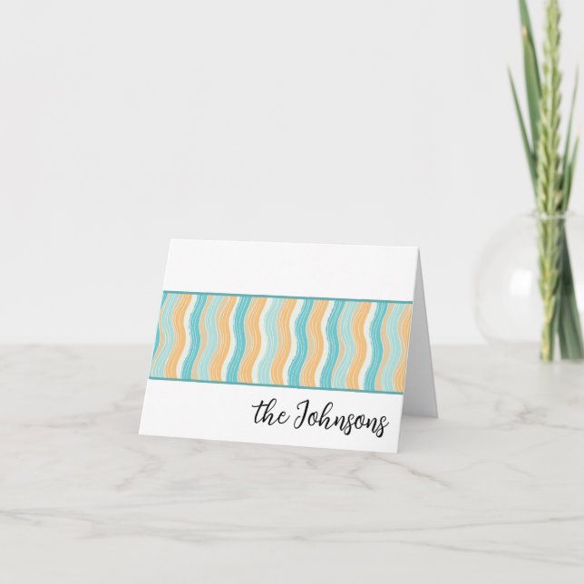 Surfs Up Anpassningsbar Stationery Tack Kort (Framsida)