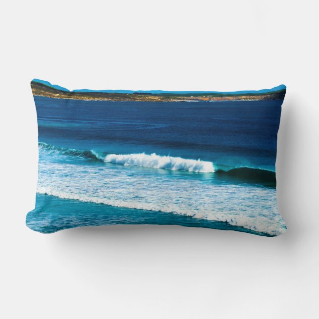 Surfs Up Beach Lumber Cushion Lumbarkudde (Framsida)