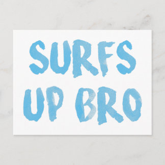Surfs Up Bro Vykort