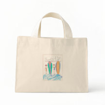 Surfs Up Mini Totebag