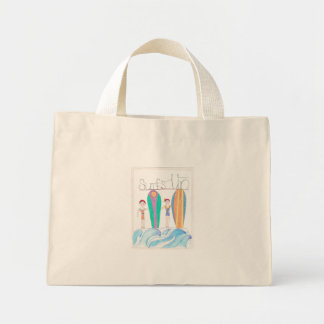 Surfs Up Mini Totebag Tygkasse