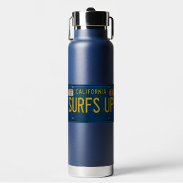 Surfs Up Retro 1969 California License Plate Surf