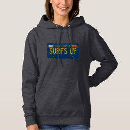 Surfs Up Retro 1969 California License Plate Surf T Shirt
