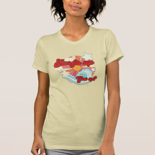 Surf's Up You Up Retro 70-talets Pastell Strand Kv T Shirt