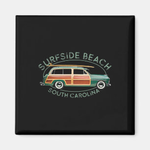 Surfside Beach South Carolina Vintage Surfande Des Magnet
