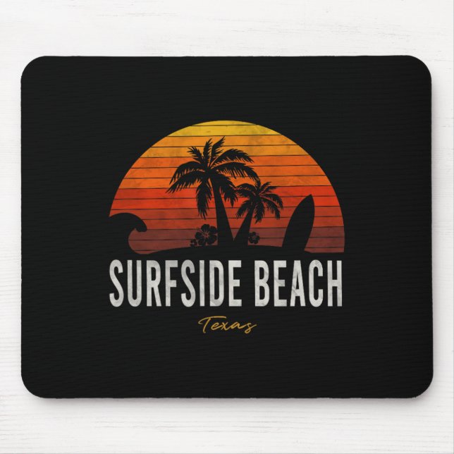 Surfside Beach Tx Texas Beach Handflatan Vacation  Musmatta (Framsidan)