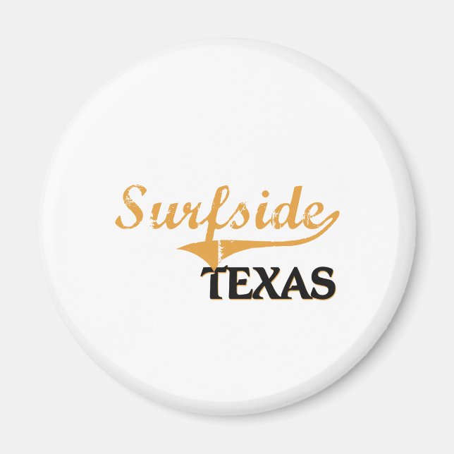 Surfside Texas Classic Magnet (Framsidan)