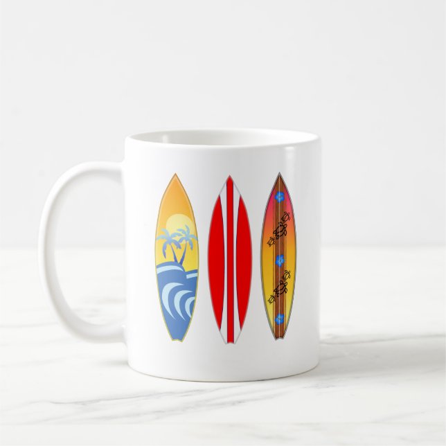 Surftavlor för Vintage Kaffemugg (Vänster)