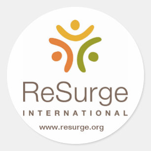 Surge Internationell-fästare Runt Klistermärke
