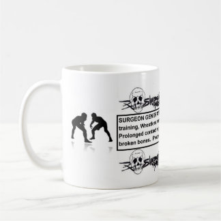 Surgean allmän varning kaffemugg