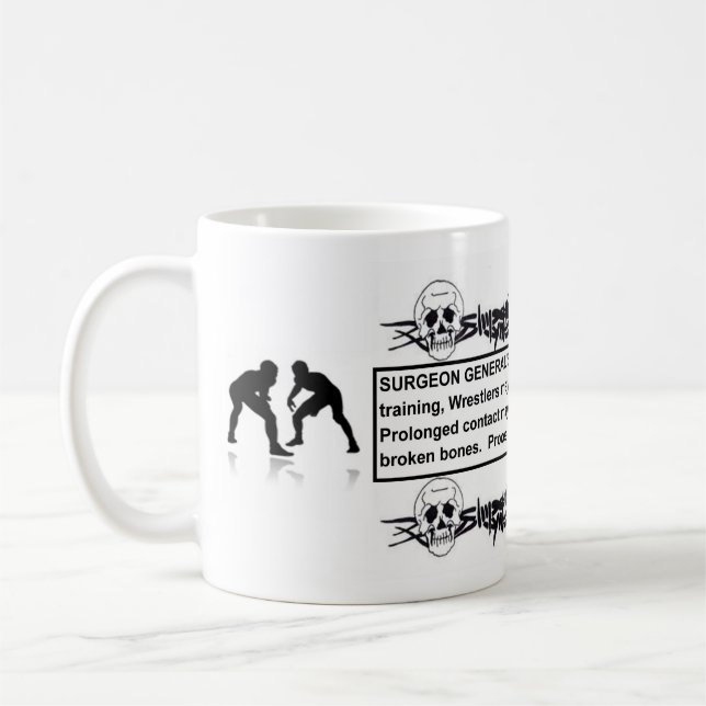 Surgean allmän varning kaffemugg (Vänster)