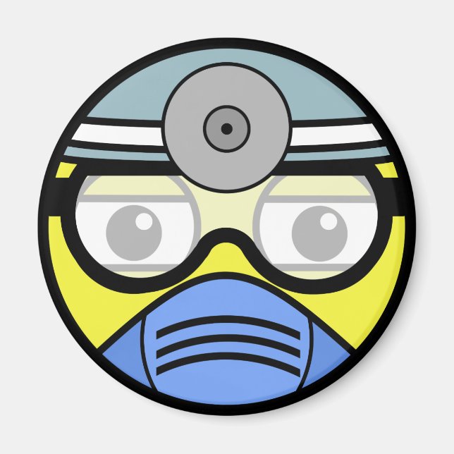 Surgeon Ansikte Magnet (Framsidan)