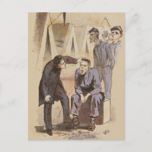 Surgeon Civil Krig Life Vykort (Framsida)