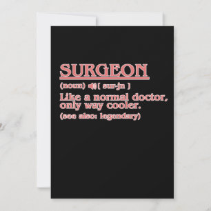 Surgeon Definition Surgery Medical Doktor Neurolog Tack Kort