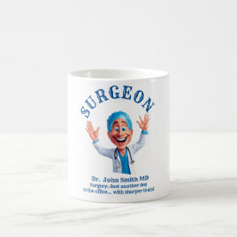 surgeon doctor medical gown operating room kaffemugg