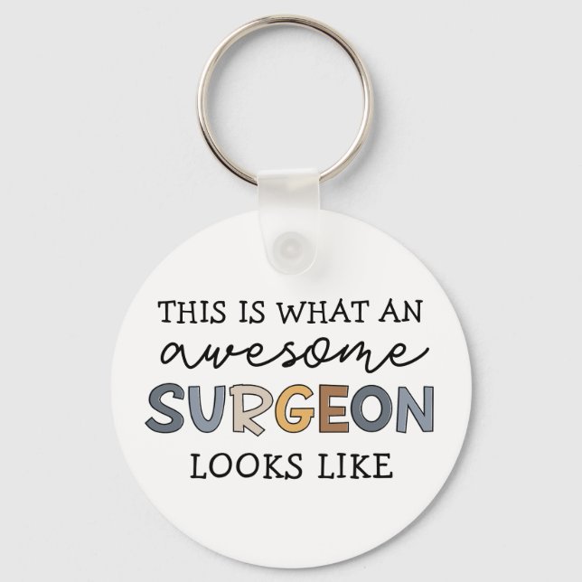 Surgeon Funny Fantastisk Best Surgeon Gifts Nyckelring (Framsida)