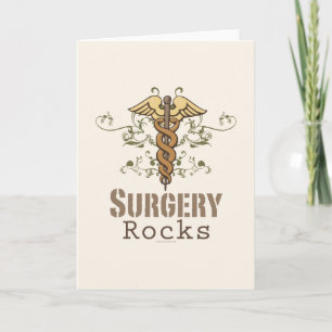 Surgeon Greeting Card Sten Kort