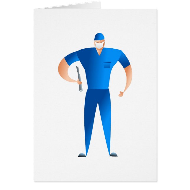 Surgeon Hälsningskort (Framsidan)