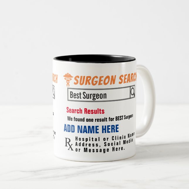 Surgeon Search Gift Mugg (Framsida höger)