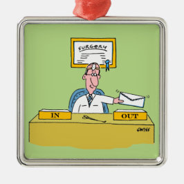Surgeon Tecknad Funny Julgran Ornament