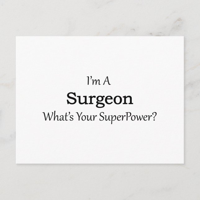 Surgeon Vykort (Framsida)