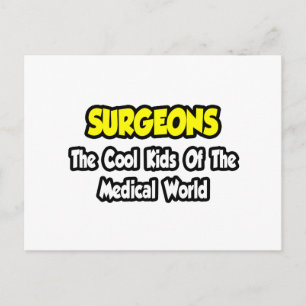 Surgeons...Coola barn i medicinska världen Vykort