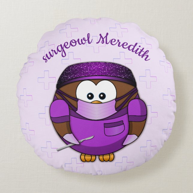 Surgeowl flicka - kudde (Framsidan)