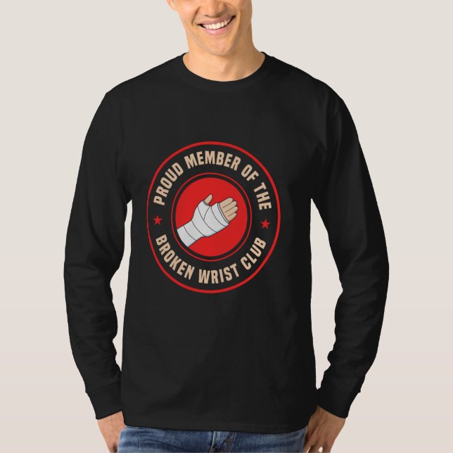 Surgery Broken Wrist Cast T Shirt (Framsida)