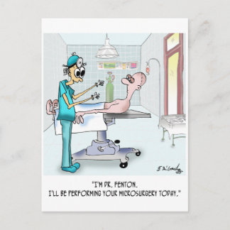 Surgery Tecknad 9369 Vykort
